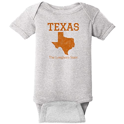 Texas Baby One Piece – The Longhorn State Baby Bodysuit – Texas Style Infant Romper – Soft Cotton Texas Baby Outfit Gift