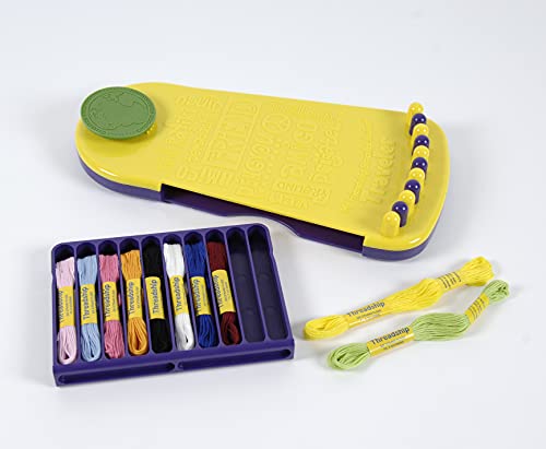 DMC - Friendship Bracelet Box - Easy to Carry - 10 Strands of Yarn 8 Metres, violett - Image 3