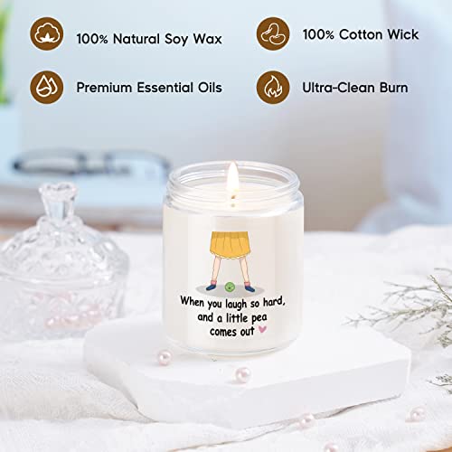 Leado Scented Candles - Funny Gifts For Women - Friends Gifts, Friendship Gifts For Women Friends - Novelty Anniversary, Birthday Gifts For Mom, Sister, Bestie, Bff Gifts - Fun Gifts, Cute Gifts #TOP2