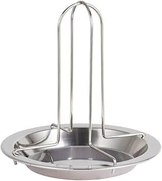 Chicken Roaster, With Bowl, Vertical Holder With Drip Pan, Camping Bakeware BBQ Grill Holder For Oven, Upright Poultry Roaster