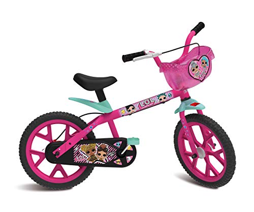 Bicicleta Aro 14' LOL, Bandeirante, Rosa 1 Bicicleta Aro 14' LOL, Bandeirante, Rosa