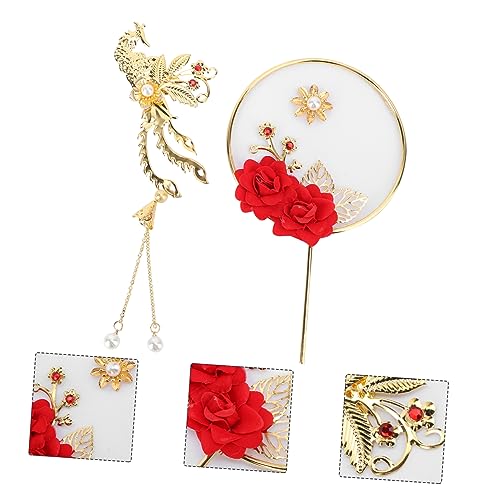 STOBAZA 1Pc Decorações De Festa De Casamento Rosa Bolo Picaretas Dia Namorados Bolo Cupcake Toppers