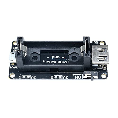 Miniatura 3 de Dual Output Micro USB 3.3V 5V 16340 Power Bank Módulo de carga de batería Soporte de batería recargable Tablero cargador de batería de litio