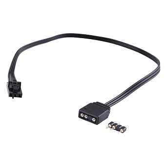 for Corsair RGB 4Pin to Standard ARGB 3Pin 5V Adapter Connector RGB Cable 25cm