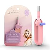 Bella Ciao Gentle Precision Facial Coil Tweezer, Facial Hair Remover for Women and Men, Hair-Removal Tool for Chin, Face, Upper Lip, and Body, Pink