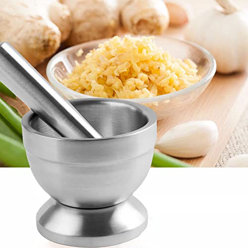 Dasing de mortero de acero inoxidable para ajos, , farmacias, hierbas, triturador, molinillos de cocina