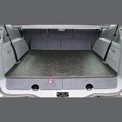 Travall Liner Tapis en Caoutchouc Compatible avec Ford S-Max 7 Places (2006-2015) TBM1016 - Tapis de Coffre en Caoutchouc sur Measure