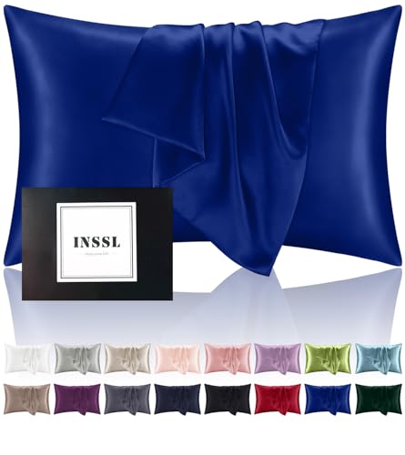 INSSL Silk Pillowcase for Women, Mulberry Silk Pillowcase for Hair