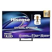 Hisense TV 65' Mini-LED 144Hz 4K 2025 65E8Q, Smart TV VIDAA U8, Dolby Vision IQ, HDR 10+ Adaptive...