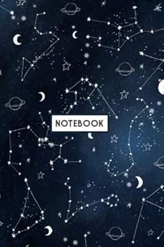 Paperback Notebook: Galaxy Constellations Sky Notebook (Composition Book, Journal, Diary) (6.14" x 9.21") Book