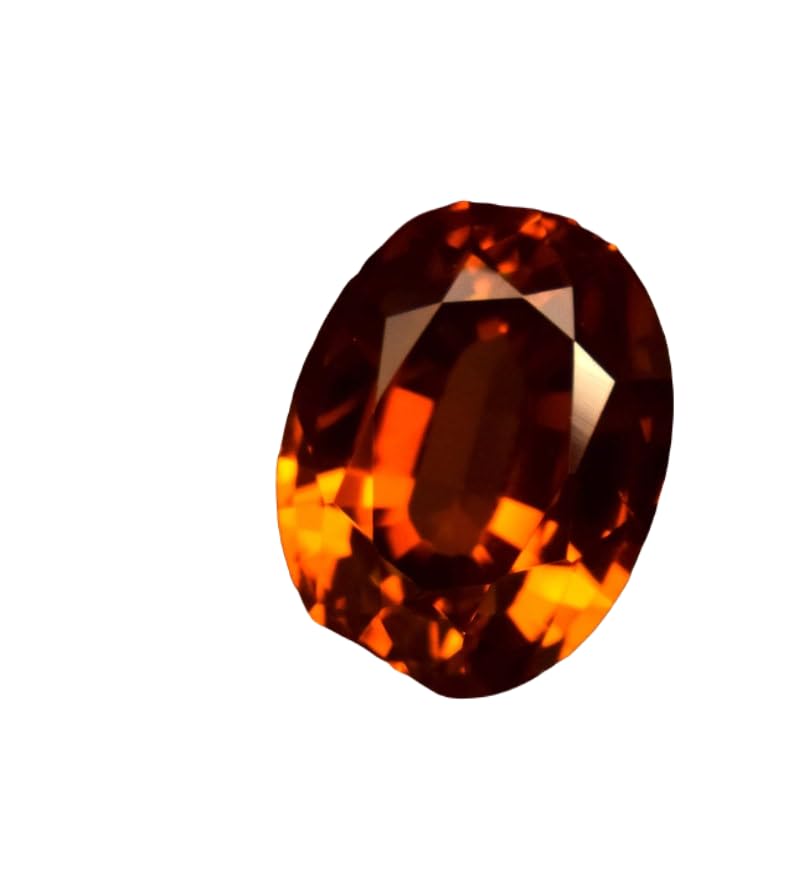 Saphir orange de 12x8x6mm pour fabriquer votre propre pendentif
