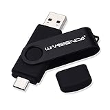 Wansenda - Memoria USB Tipo C USB 3.0 de 128 GB USB C Pen Drive Dual OTG Flash Drive para Samsung...