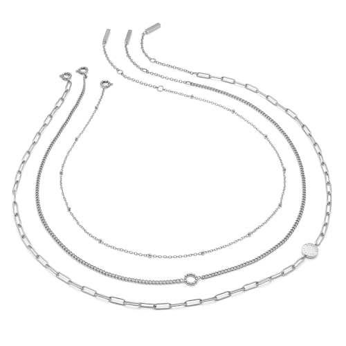 Collier en chaîne Olivia Burton acier dorure ou argent pour sublimer vos tenues de bureau