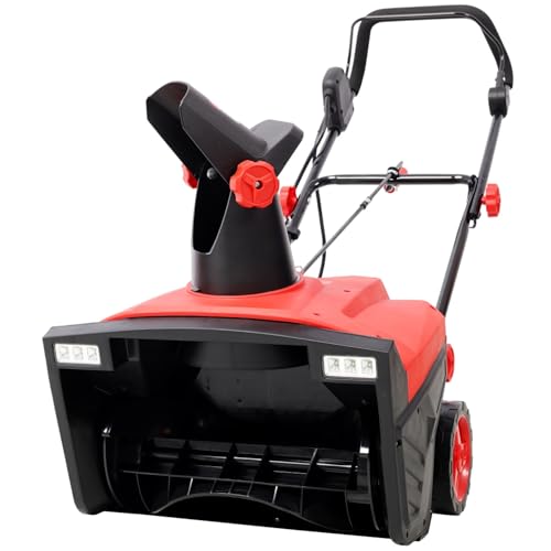 Electric Snow Blower with LED 20-inch 15 Amp