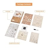 Rolife Dorośli DIY Retro Model Samochodu Drewniane zestawy konstrukcyjne, Vintage Car Puzzle 3D