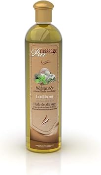 Camylle - Massage Oil Mediterranee - Luxury Spa Massage Oil - Balancing with Fresh and Blossom Aromas - 250ml