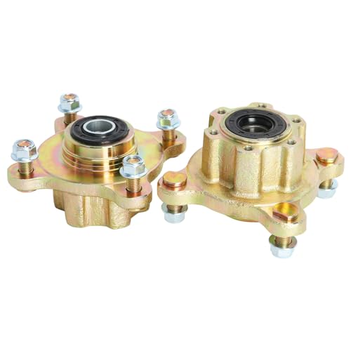 TDPRO 4 Stud 78mm Bolt Space Front Wheel Rim Hub with Bearing Assembly for 125cc 150cc 200cc Quad Buggy ATV UTV