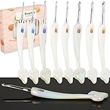 Svartur 9PCS Crochet Hooks Set 2.5mm–7mm...