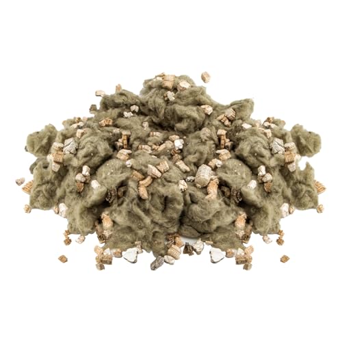 Gas Fireplace Glowing Embers(4 OZ) & Mica Flakes(2 OZ), Glowing Embers for Gas Fireplace, Wool Embers for Vented Gas Log Sets, Inserts, Natural Gas, Fireplaces, Fire Pit and Stoves