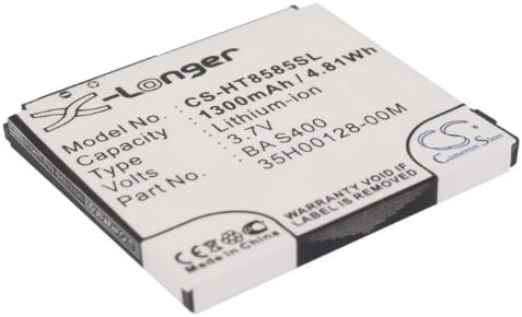 1300mAh Battery Replacement for HTC Leo T8585 Leo 100 HD2 T9193 35H00128-00M BA S400 BB81100 (3.7V)