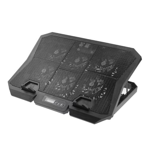 Base de enfriamiento para laptop 15.6 pulgadas con ventiladores ajustables miniatura 1