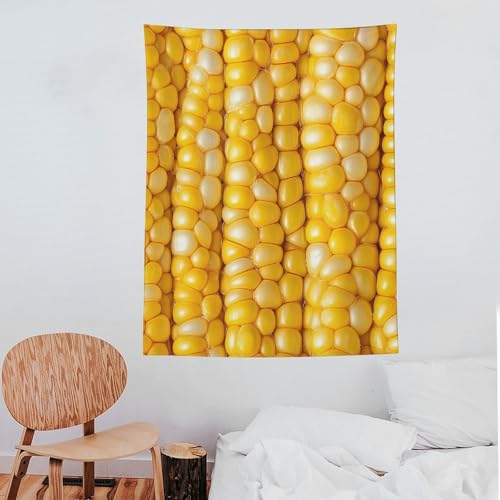 Tapiz vertical de maíz con diseño divertido para transformar tu sala de estar 7