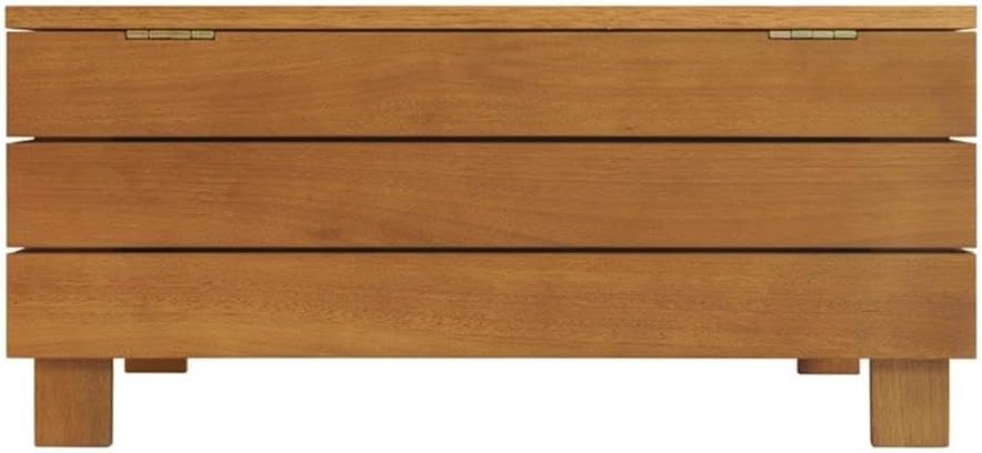 Eucalyptus Wood Outdoor Coffee Table with Lift Top Storage