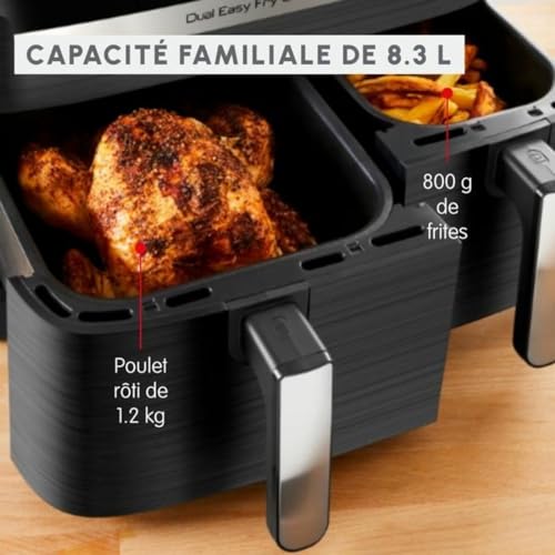 Friteuse à air Dual Easy Fry & Grill MOULINEX EZ905B20 - vue 10