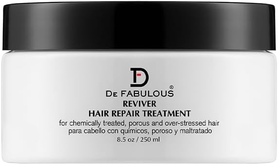 Reviver Hair Repair Treatment, Professional Salon-Quality Strengthening & Deep Moisture for Chemically Treated, Post-Color & Severely Damaged Hair, 8.5 oz