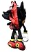 Sonic the Hedgehog Doll Plush Backpack - Shadow Backpack Black (24 Inch)