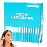 YUDANSI 24Stück Ohrreiniger Sticks, Weiche Klebrige Ohrenschmalz Entferner