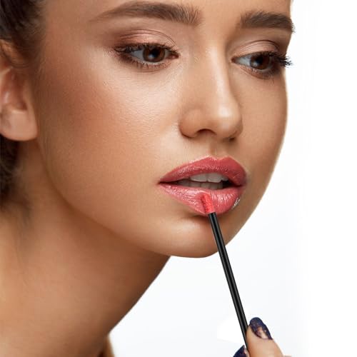 GEMSANVA 240 pincéis descartáveis para lábios, pincéis aplicadores de batom, varinha de brilho labia