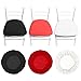 SHZONS Chair Seat Covers, Removable Elastic Dining Chair Cover Protectors Stool Slipcovers for Bar Stools Dining Room Patio Office Chair