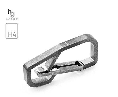 HANDGREY Premium Grade 5 Titanium Key Carabiner - H4