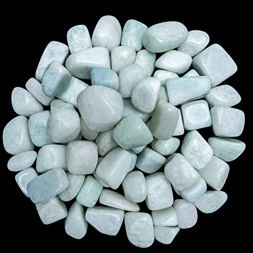 ZAICUS 1lb Amazonite Tumbled Stones...