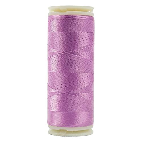WonderFil, Specialty Threads, InvisaFil, 2-Ply Cottonized Soft Polyester, Silk-Like Thread for Fine Sewing, 100wt - Clover, 400m