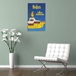 Poster Beatles – Sous-marin jaune – Décoration de chambre à coucher – Paysage sportif – Cadeau – 20 x 30 cm - Les Beatles, Paul McCartney, John Lennon, RIngo Starr, George Harrison Poster Beatles - Sous-marin jaune - Décoration de chambre à coucher - Paysage sportif - Cadeau - 20 x 30 cm – Image 5