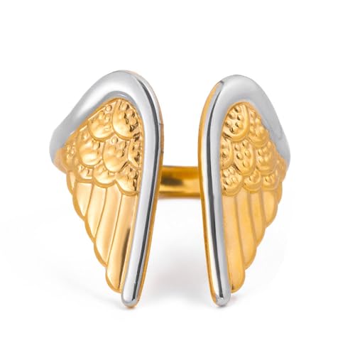 Image of 18K Gold Plated Statement Ring for Women | Stylish Classy Rings | Waterproof and Anti Tarnish Jewellery | Rakhi Gift for Sister | Gifts for Women | 1 Year Warranty*