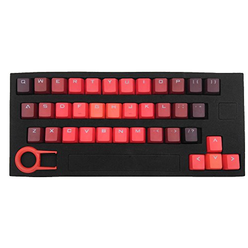 ATTAV 37 Keycaps (Gradient Lava Red)