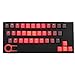 ATTAV 37 Keys PBT Keycaps Double-shot Backlit Keycap Set for Mechanical Keyboard (Gradient Lava Red)