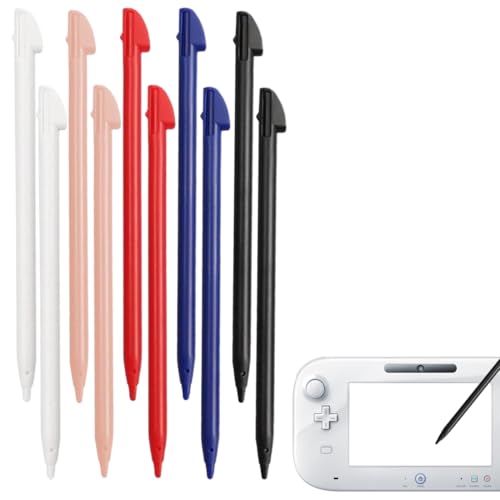 WeddHuis Stylus de Repuesto para Pantalla Táctil,10 Piezas,Bolígrafos de Repuesto para Nintendo New 3DS XL,New Nintendo 3DS,3DS XL,Lapiz Nintendo 3DS,Nintendo 2DS XL (Multicolor)