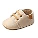 Generic Chaussures pour bébé de 6 à 12 mois - Chaussures plates pour bébé - Semelle souple antidérapante - Chaussures de loisirs simples pour enfants, beige, 11