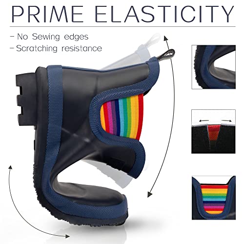 Landchief Women's Ankle Rain Boots, Ladies Waterproof Short Rain Garden Shoes, Stylish Matte Outdoor Work Shoes #TOP3