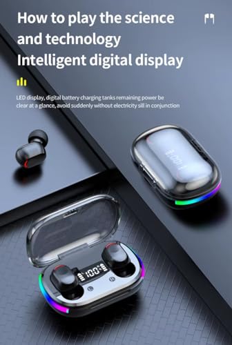 Image of K10 Buddy Earbuds, Gaming Earbuds with 24 Hours Playtime, Bluetooth 5.3 + ENC Clarity, Adaptive Noise Cancelling,13mm HD BASS Drivers, IPX7 Sweat-Proof,Built-in Mic for Android & iOS