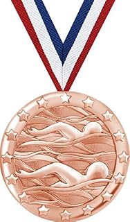 Swim Medals - 2" Bronze Swim Team Medal Awards