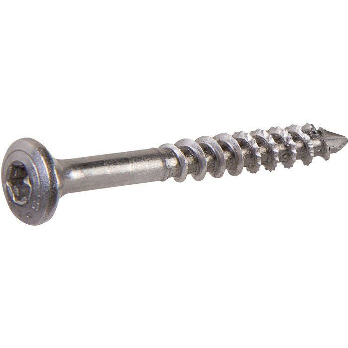 Tornillo agglo – Spax – Cabeza avellanada curvada – TX – Acero inoxidable A2-4,5 x 45/30 mm – Caja de 200