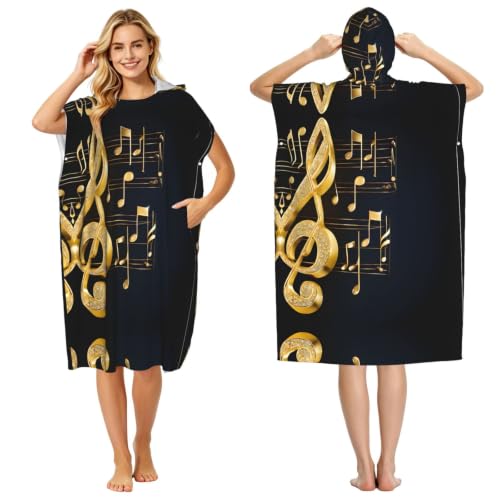 Serviette de plage poncho à langer pour se changer facilement sur le sable