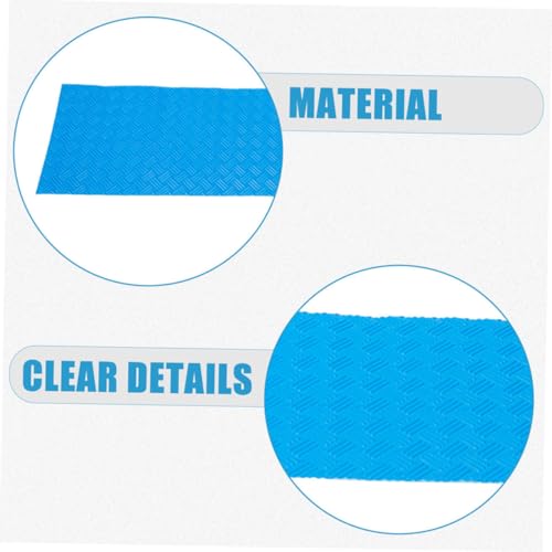 Tapete antideslizante para escalera de piscina azul miniatura 3