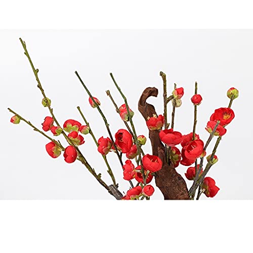MIROOOO Sztuczne drzewko Bonsai Ceramiczny kwiat Bonsai Symulacja Potted Rośliny Zen Ozdoby do salonu i biura