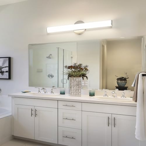 Image of OOWOLF LED Bathroom Vanity Light 4Pack, 16W 24inch Bathroom Lights Fixture, Dimmable 1600LM Led Vanity Lights Bar, 4000K Natural White Bath Wall Lighting Fixture, Vanity Light Fixtures Over Mirror